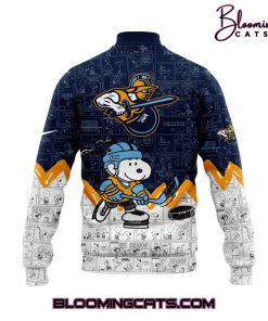 Atlanta Gladiators x Pirates Anniversary of Peanuts Baseball Jacket