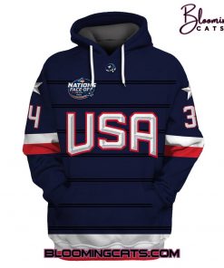 Auston Matthews USA Youth 2025 4 Nations Face-Off Premier Player Hoodie