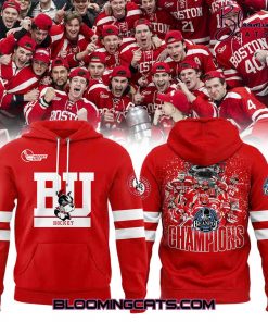 BU Men’s Hockey x Beanpot MVP Champions 2025 Hoodie