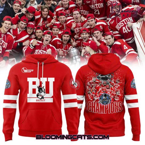 BU Men’s Hockey x Beanpot MVP Champions 2025 Hoodie