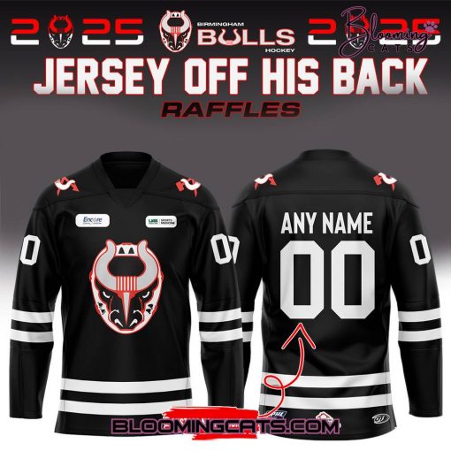 Birmingham Bulls Hockey 2025 Limited Edition Black Jersey