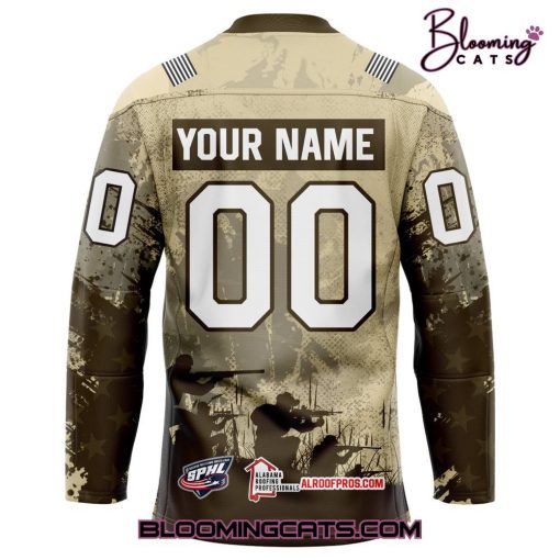 Birmingham Bulls Military Night 2025 Hockey Jersey