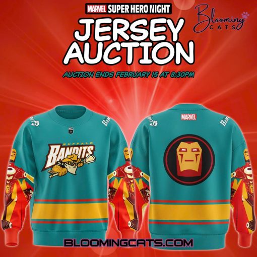 Buffalo Bandits “Marval Supper Hero Night” 2025 Limited Edition Sweatshirt