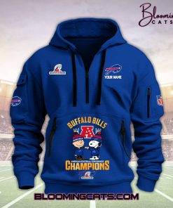 Buffalo Bills “AMERICAN FOOTBALL CONFERENCE CHAMPIONS” Quarter Zip Hoodie