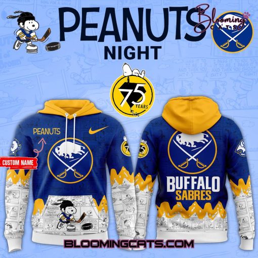 Buffalo Sabres 75th Anniversary of Peanuts Hoodie