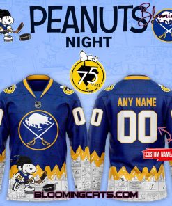 Buffalo Sabres 75th Anniversary of Peanuts Jersey