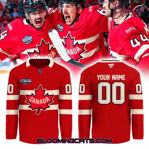 Canada Fanatics 2025 4 Nations Face-Off Red Jersey