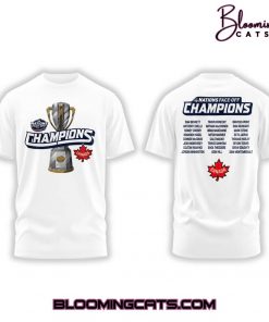 Canada Fanatics Steel 2025 4 Nations Face Off Champions T-shirt