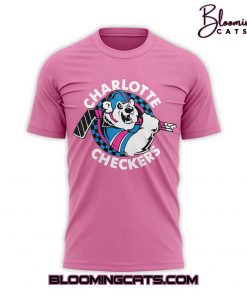 Charlotte Checkers Neon Night Pink T-Shirt