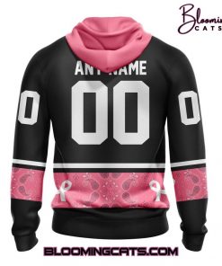 Chicoutimi Saguenéens x Fights Breast Cancer Pink Hoodie