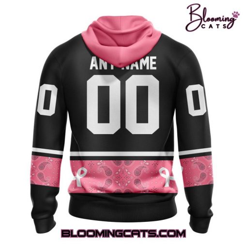 Chicoutimi Saguenéens x Fights Breast Cancer Pink Hoodie