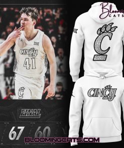 Cincinnati Basketball 2025 Limited “Ice White Cincy” Hoodie