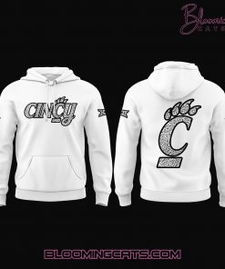 Cincinnati Basketball 2025 Limited “Ice White Cincy” Hoodie