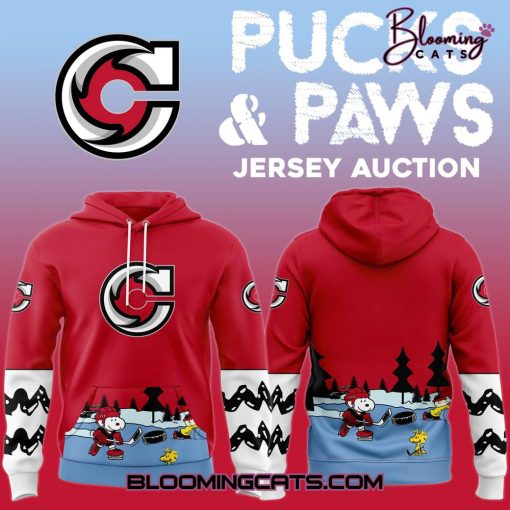 Cincinnati Cyclones x Pucks and Paws 2025 Limited Edition Hoodie