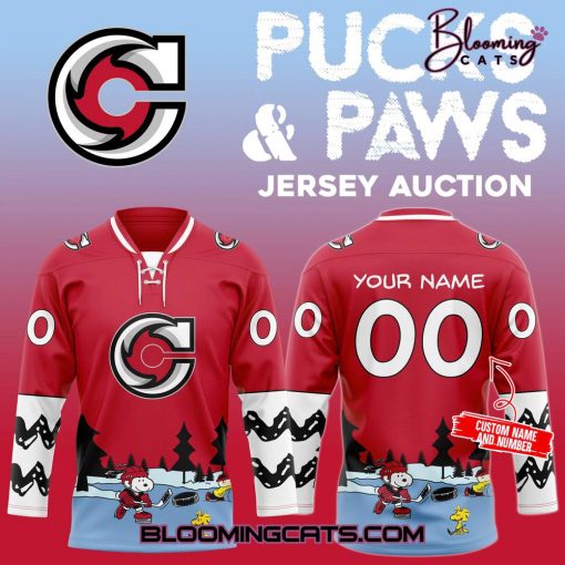 Cincinnati Cyclones x Pucks and Paws 2025 Limited Edition Jersey