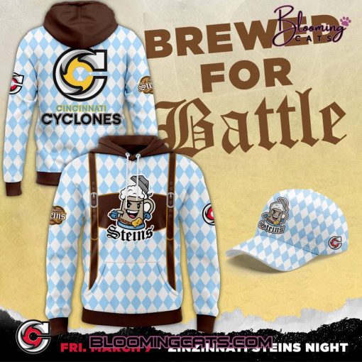 Cincinnati Cyclones x Zinzinnati Steins Night Hoodie