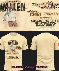 Cleveland Browns x Morgan Wallen “I’m The Problem Tour 2025” T-shirt