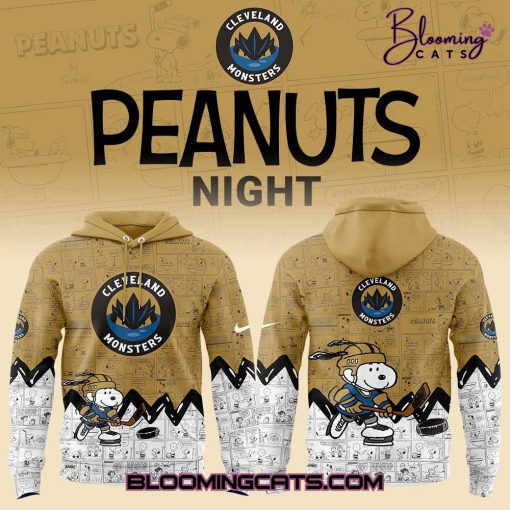 Cleveland Monsters 75th Anniversary of Peanuts Limited Edition Hoodie