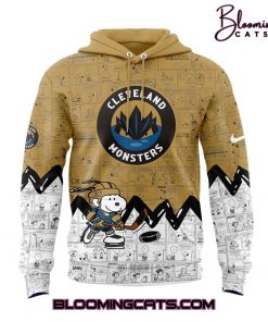 Cleveland Monsters 75th Anniversary of Peanuts Limited Edition Hoodie