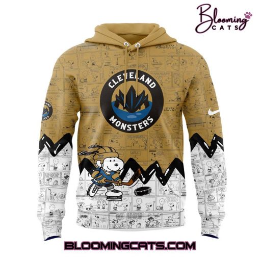 Cleveland Monsters 75th Anniversary of Peanuts Limited Edition Hoodie