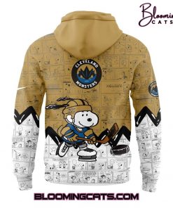 Cleveland Monsters 75th Anniversary of Peanuts Limited Edition Hoodie