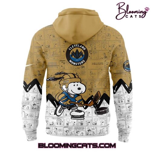 Cleveland Monsters 75th Anniversary of Peanuts Limited Edition Hoodie