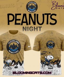 Cleveland Monsters 75th Anniversary of Peanuts Limited Edition Shirt