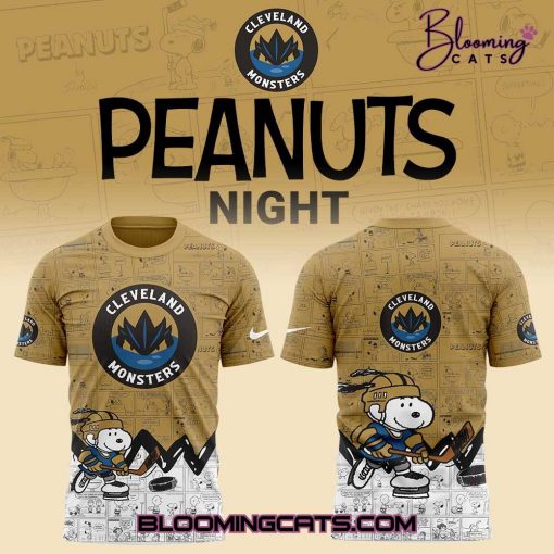 Cleveland Monsters 75th Anniversary of Peanuts Limited Edition Shirt