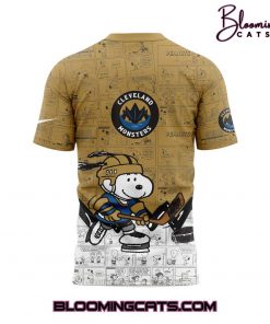 Cleveland Monsters 75th Anniversary of Peanuts Limited Edition Shirt