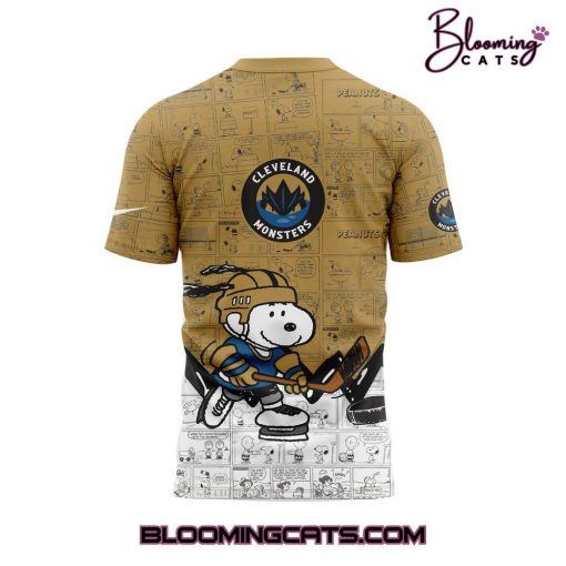 Cleveland Monsters 75th Anniversary of Peanuts Limited Edition Shirt