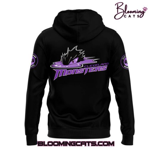 Cleveland Monsters “Hockey Fight Cancer” 2025 Limited Edition Black Hoodie