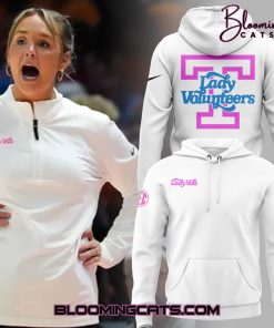 Coach Kim Caldwell x Lady Vols Volunteers Basketball White Hoodie