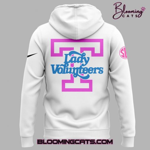 Coach Kim Caldwell x Lady Vols Volunteers Basketball White Hoodie