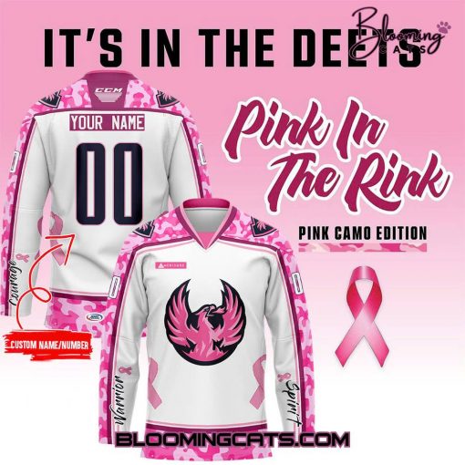 Coachella Valley Firebirds “Pink in the Rink” Limited Edition Jersey