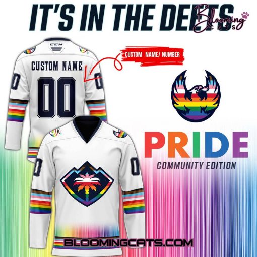 Coachella Valley Firebirds “Pride Community Edition” Hockey Jersey