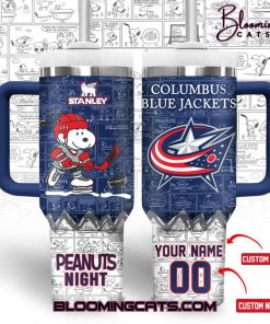 Columbus Blue Jackets “Peanuts Night” 2025 Stanley Tumbler