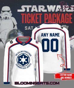 Columbus Blue Jackets Star Wars Night 2025 Limited Edition Hockey Jersey