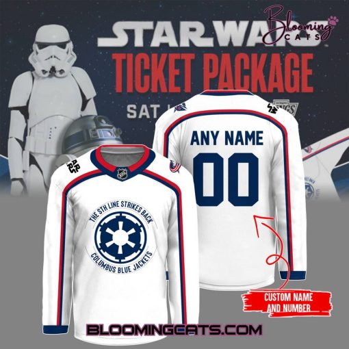 Columbus Blue Jackets Star Wars Night 2025 Limited Edition Hockey Jersey