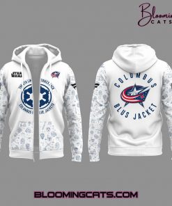 Columbus Blue Jackets Star Wars Night 2025 Limited Edition Zip Hoodie