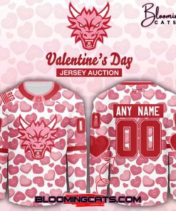 Columbus River Dragons x Valentines Day 2025 Limited Edition Jersey