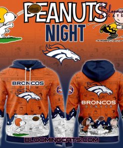 Denver Broncos 75th Anniversary of Peanuts Limited Edition Hoodie