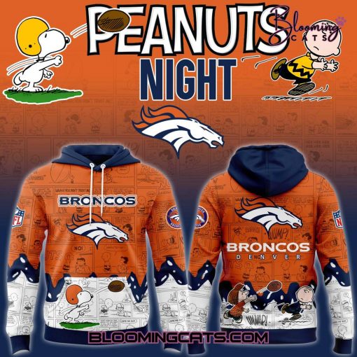 Denver Broncos 75th Anniversary of Peanuts Limited Edition Hoodie