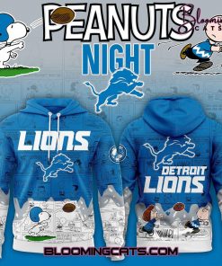 Detroit Lions 75th Anniversary of Peanuts Limited Edition Hoodie