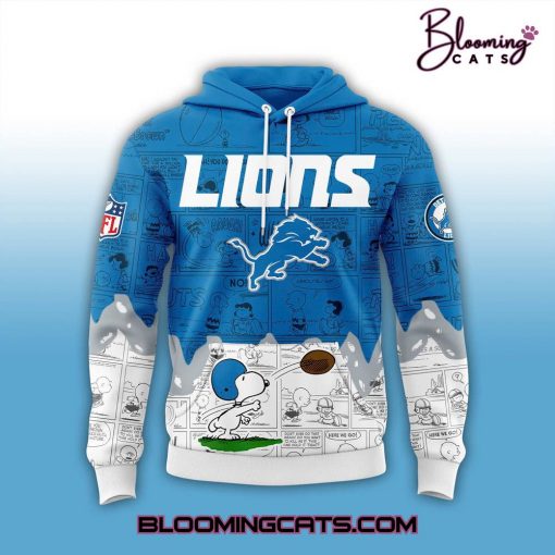 Detroit Lions 75th Anniversary of Peanuts Limited Edition Hoodie