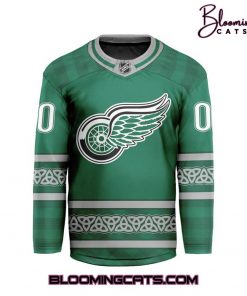 Detroit Red Wings NHL St Patricks Day 2025 Hockey Jersey