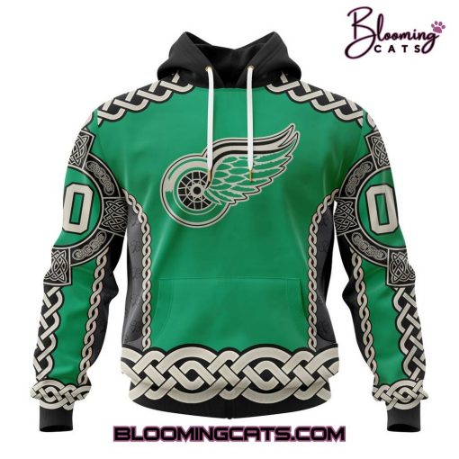 Detroit Red Wings NHL St. Patrick’s Day 2025 Hoodie