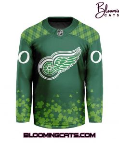 Detroit Red Wings NHL St. Patrick’s Day 2025 Limited Edition Hockey Jersey