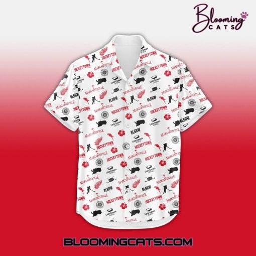 Detroit Red Wings x Margaritaville Night 2025 Limited Edition Hawaiian Shirt