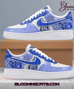 Duke Blue Devils “Let’s Go Blue Devils” Air Force 1 Sneaker