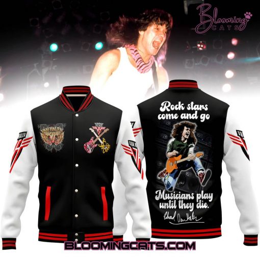 Edward Van Halen x Rock Stars Come And Go Baseball Jacket